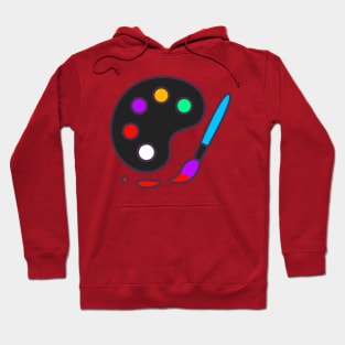 paint palette design Hoodie